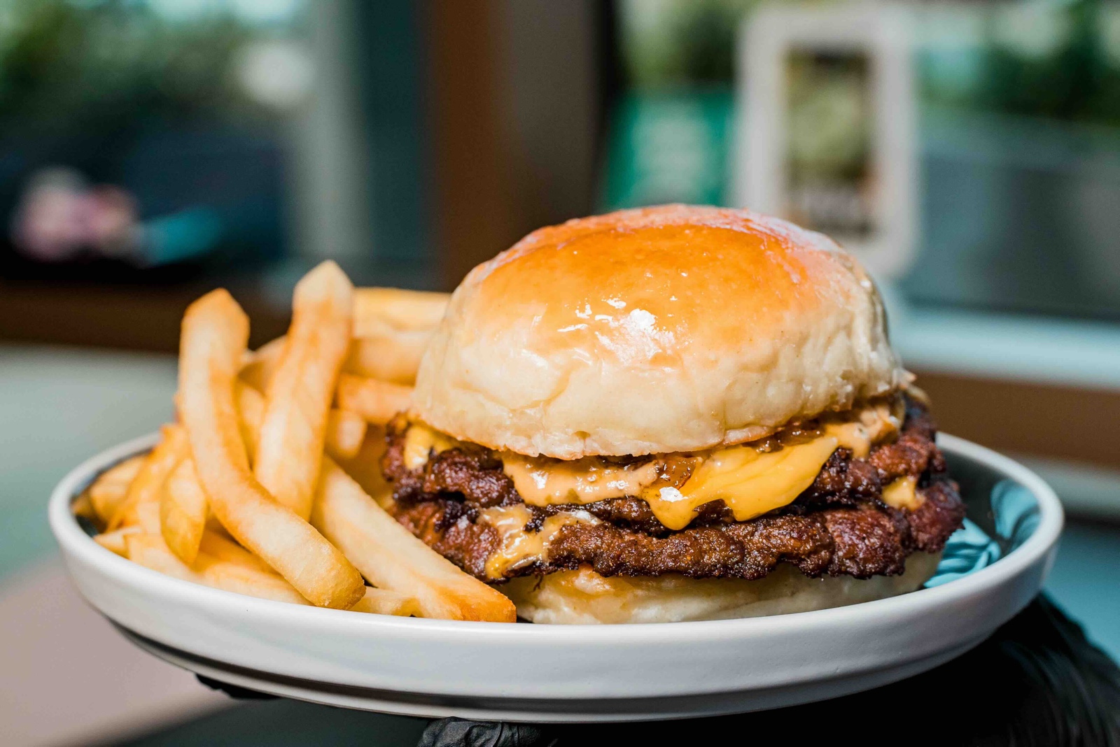 Smash Burger 2.0 del menú de 404 Coffee & Beers